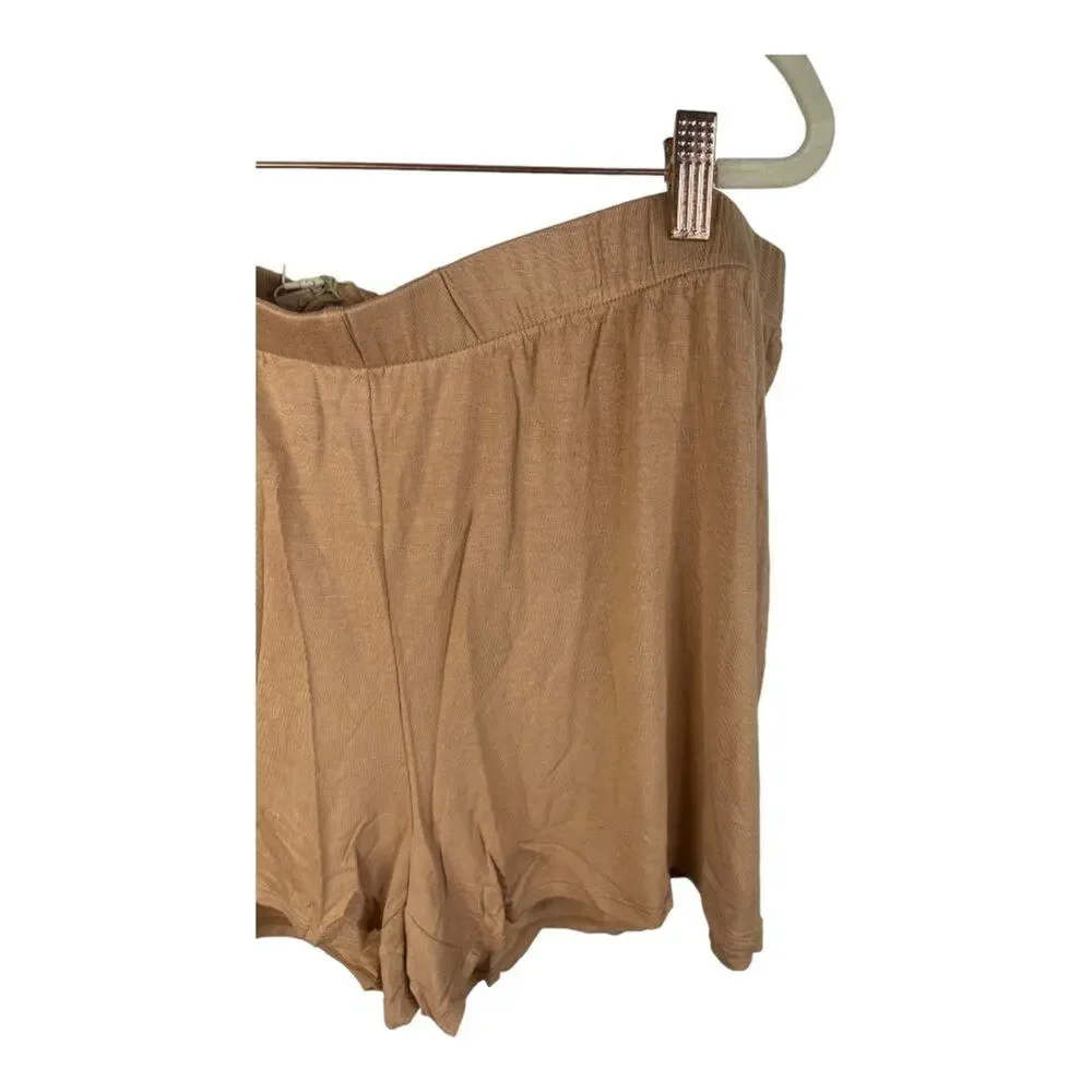 SKIMS Sleep Pajama Shorts Elastic Waist Relaxed Fit Sleepwear Loungewear 2X